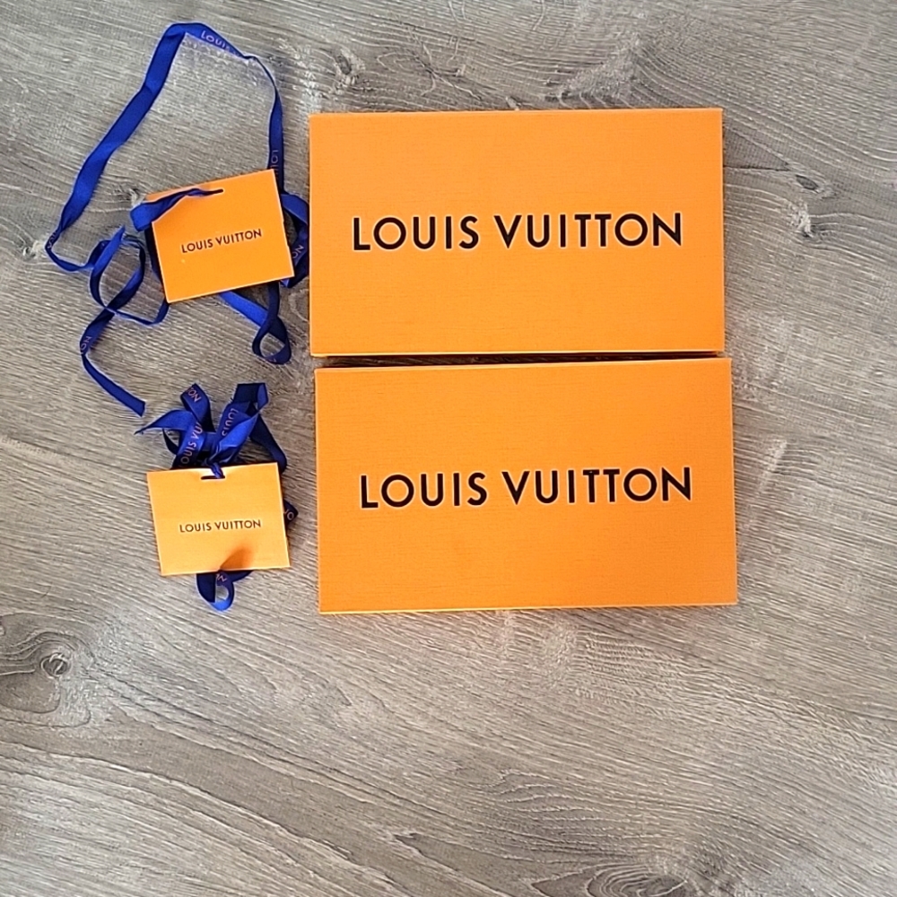 2 Louis Vuitton Authentic Gift Card Boxes